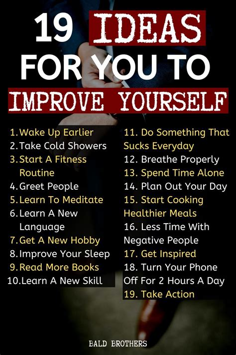 how to improve yourself everyday